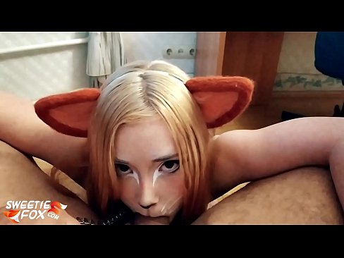 ❤️ Kitsune gbe dick ati pẹlu ni ẹnu rẹ si wa
